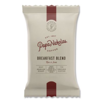 PapaNicholas Coffee Premium Coffee, Breakfast Blend, 18/carton (PCO25184) PCO25184