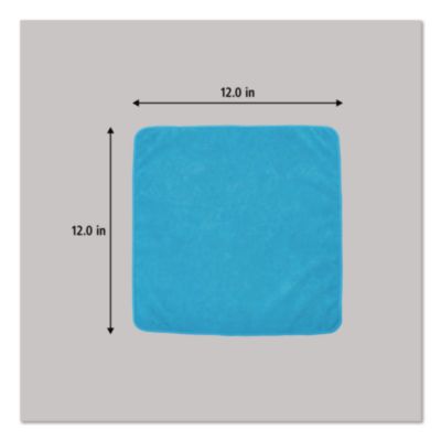 Rubbermaid Commercial Microfiber Light-Duty Cleaning Cloths (1820579CT) RCP1820579