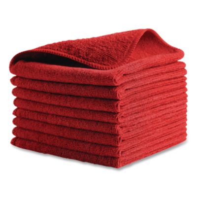Rubbermaid Commercial Microfiber Light-Duty Cleaning Cloths (1820581CT) RCP1820581