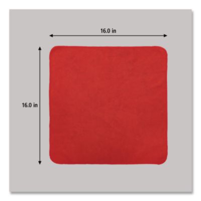 Rubbermaid Commercial Microfiber Light-Duty Cleaning Cloths (1820581CT) RCP1820581