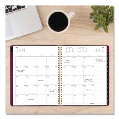 AT-A-GLANCE Contemporary Monthly Planner, 11.38 x 9.63, Purple Cover, 12-Month (Jan to Dec): 2025 (AAG70250X14) AAG70250X14