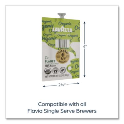 FLAVIA Tierra Organic Coffee Freshpack, Tierra Organic, 0.32 oz Pouch, 76/Carton (LAV48107) LAV48107
