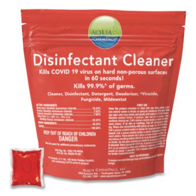 Diversey™ Aqua ChemPacs™ Disinfectant Cleaner Pods