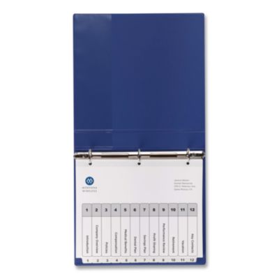 Avery Customizable TOC Ready Index Black and White Dividers, 12-Tab, 1 to 12, 11 x 8.5, 1 Set (AVE11140) AVE11140