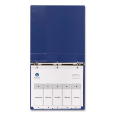 Avery Customizable TOC Ready Index Black and White Dividers, 5-Tab, 1 to 5, 11 x 8.5, 1 Set (AVE11130) AVE11130