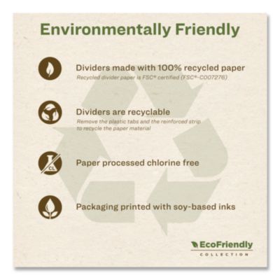 Avery Customizable Table Of Contents Ready Index Dividers With Multicolor Tabs, 8-Tab, 1 To 8, 11 X 8.5, White, 3 Sets (AVE11081) AVE11081