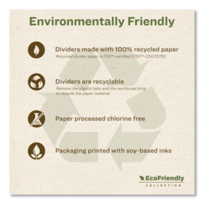 Avery Customizable Table Of Contents Ready Index Dividers With Multicolor Tabs, 12-Tab, 1 To 12, 11 X 8.5, White, 3 Sets (AVE11083) AVE11083