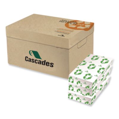 Cascades Enviro100 Copy Paper, 90 Bright, 20 lb Bond Weight, 11 x 17, White, 500 Sheets/Ream, 5 Reams/Carton (CSD5104) CSD5104
