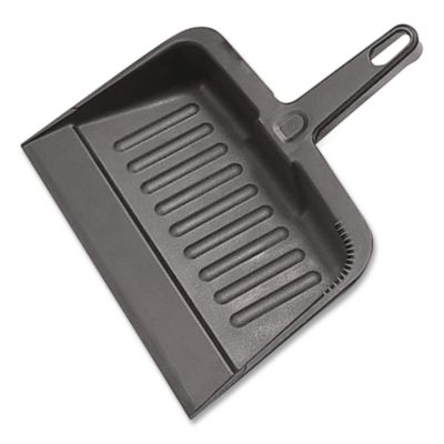 Impact Heavy-Duty Plastic Dust Pan, 12 X 12 X 4, Black (IMP700EA) IMP700EA