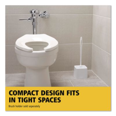 Rubbermaid Commercial Commercial-Grade Toilet Bowl Brush Holder, White (RCP631100WE) RCP631100WE