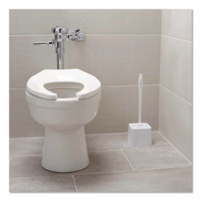 Rubbermaid Commercial Commercial-Grade Toilet Bowl Brush Holder, White (RCP631100WE) RCP631100WE
