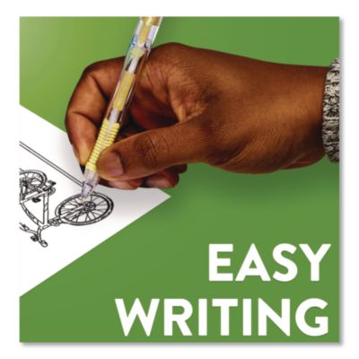 Paper Mate Clear Point Mechanical Pencil, 0.7 mm, HB (#2), Black Lead, Assorted Barrel Colors, 4/Pack (2087147) PAP2087147