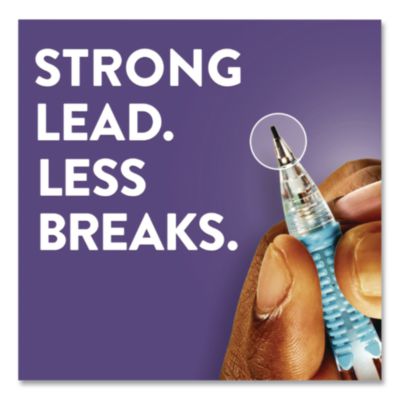 Paper Mate Clear Point Mechanical Pencil, 0.7 mm, HB (#2), Black Lead, Assorted Barrel Colors, 4/Pack (2087147) PAP2087147