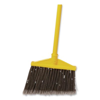 Rubbermaid Commercial 7920014588208, Angled Large Broom, 46.78" Handle, Gray/yellow (RCP637500GY) RCP637500GY