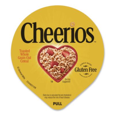 General Mills Cheerios Breakfast Cereal, Single-Serve 1.3 Oz Cup, 6/pack (AVTSN13896) AVTSN13896
