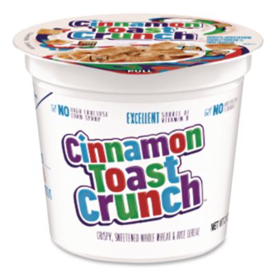 General Mills Cinnamon Toast Crunch Cereal, Single-Serve 2 Oz Cup, 6/pack (AVTSN13897) AVTSN13897