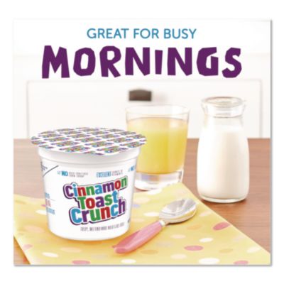 General Mills Cinnamon Toast Crunch Cereal, Single-Serve 2 Oz Cup, 6/pack (AVTSN13897) AVTSN13897
