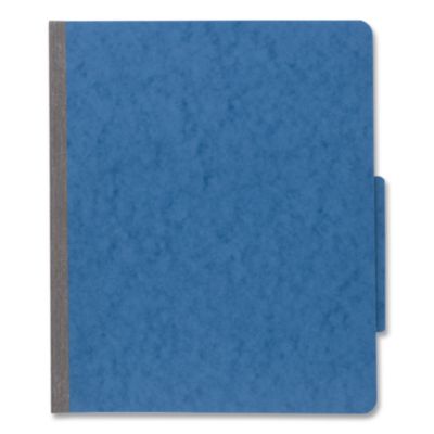 ACCO Pressboard Classification Folders, 3" Expansion, 2 Dividers, 6 Fasteners, Letter Size, Sky Blue Exterior, 10/Box (ACC15026) ACC15026