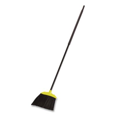 Rubbermaid Commercial Jumbo Smooth Sweep Angled Broom, 46" Handle, Black/yellow (RCP638906BLAEA) RCP638906BLAEA