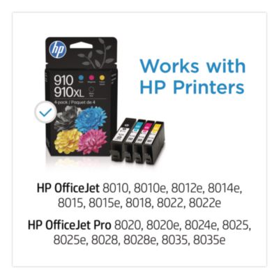 HP 910XL High-Yield Black Original Ink Cartridge (3YL65AN) HEW3YL65AN