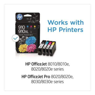 HP 910XL High-Yield Black Original Ink Cartridge (3YL65AN) HEW3YL65AN
