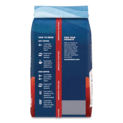 Seattle%27s Best Port Side Blend Ground Coffee, Medium Roast, 12 Oz Bag (SEA11008569) SEA11008569