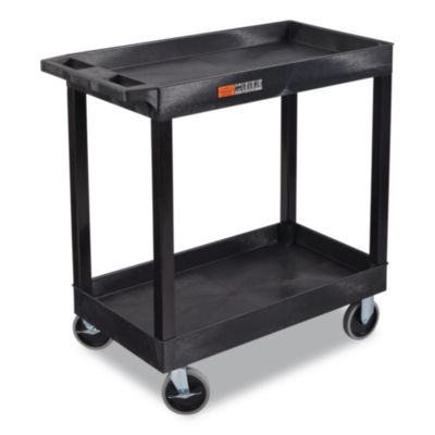 Luxor TUFFY™ XL Two-Shelf Heavy-Duty Multipurpose Utility Cart