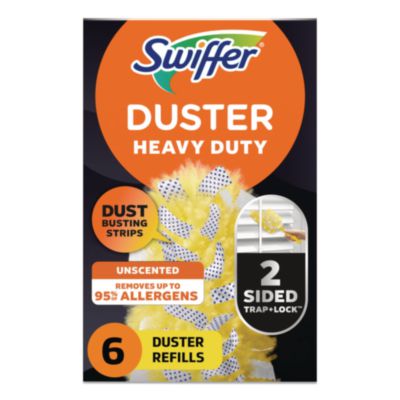 Swiffer Heavy Duty Dusters Refill, Dust Lock Fiber, Yellow, 6/box (PGC21620BX) PGC21620BX