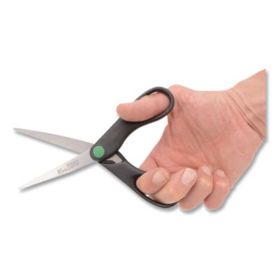 Westcott KleenEarth Scissors, 7" Long, 2.75" Cut Length, Straight Black Handle (ACM44218) ACM44218