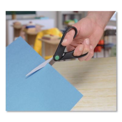 Westcott KleenEarth Scissors, 7" Long, 2.75" Cut Length, Straight Black Handle (ACM44218) ACM44218