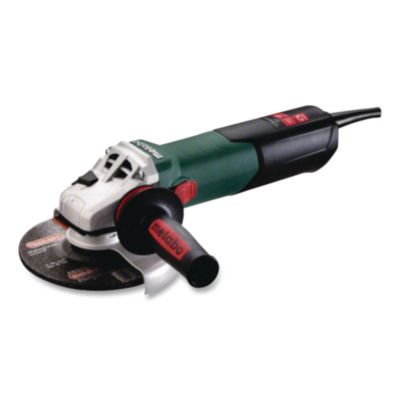 Metabo 13.5 A 6" Angle Grinder with TC Electronics and Lock-On Sliding Switch