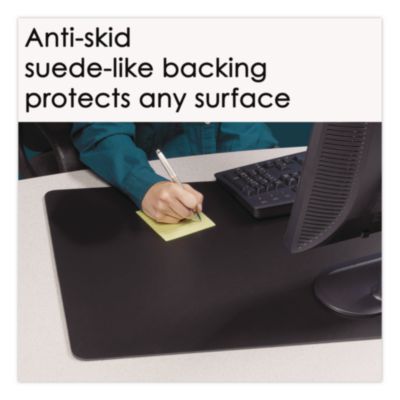Artistic Rhinolin II Desk Pad with Antimicrobial Protection, 24 x 17, Black (AOPLT412M) AOPLT412M