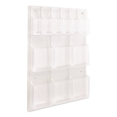 Safco® Clear2c™ Magazine and Pamphlet Display