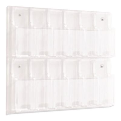 Safco® Clear2c™12 Pamphlet Display