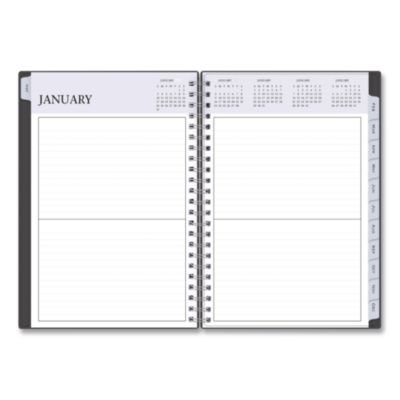 Blue Sky Passages Non-Dated Perpetual Daily Planner, 8.5 X 5.5, Black Cover, 60-Month (jan To Dec): 2021 To 2025 (BLS113565) BLS113565