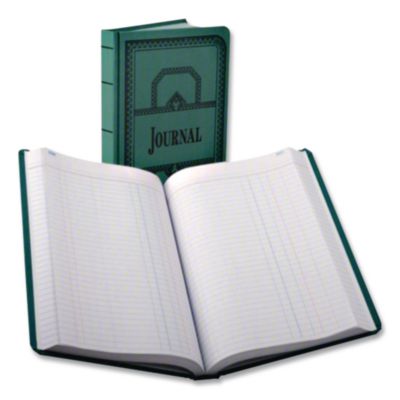 Boorum & Pease Account Journal, Journal-Style Rule, Blue Cover, 11.75 X 7.25 Sheets, 150 Sheets/book (BOR66150J) BOR66150J