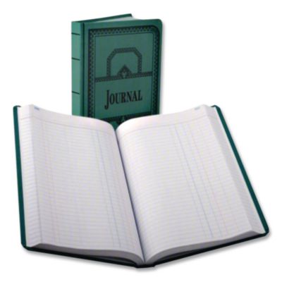 Boorum & Pease Account Journal, Journal-Style Rule, Blue Cover, 11.75 X 7.25 Sheets, 300 Sheets/book (BOR66300J) BOR66300J