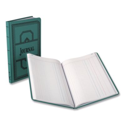 Boorum & Pease Account Record Book, Record-Style Rule, Blue Cover, 11.75 X 7.25 Sheets, 500 Sheets/book (BOR66500R) BOR66500R