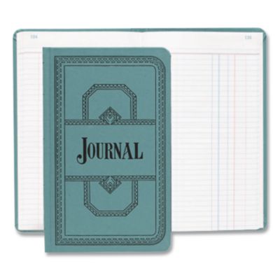 Boorum & Pease Account Record Book, Record-Style Rule, Blue Cover, 11.75 X 7.25 Sheets, 500 Sheets/book (BOR66500R) BOR66500R
