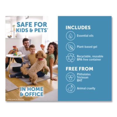 BRIGHT Air Super Odor Eliminator, Linen and Spring Breeze, 14 oz Jar (BRI901046) BRI901046