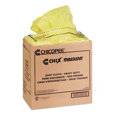 Chix Masslinn Dust Cloths, 24 X 24, Yellow, 50/bag, 2 Bags/carton (CHI0911) CHI0911