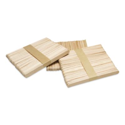 Creativity Street Natural Wood Craft Sticks, 4.5" X 0.38", Natural, 1,000/box (CKC377501) CKC377501