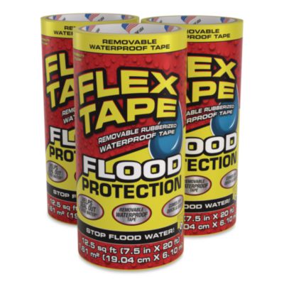 Flex Seal Products® Flex Tape Removable Rubberized Waterproof Flood Protection Tape