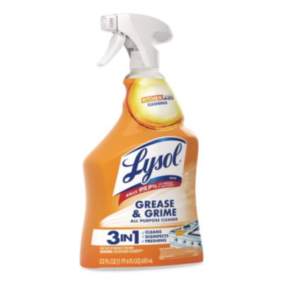 LYSOL Brand Kitchen Pro Antibacterial Cleaner, Citrus Scent, 22 oz Spray Bottle (79556EA) RAC79556EA