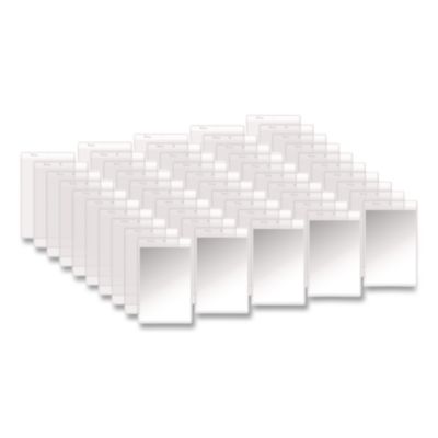 C-Line Clear Vinyl Shop Ticket Holders, Both Sides Clear, 25 Sheets, 5 X 8, 50/box (CLI80058) CLI80058