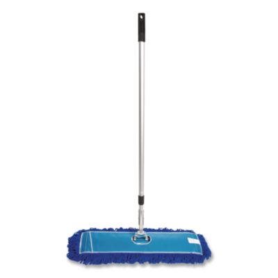 Gritt Commercial All-In-One 24" Microfiber Dust Mop Set With 72" Telescopic Handle