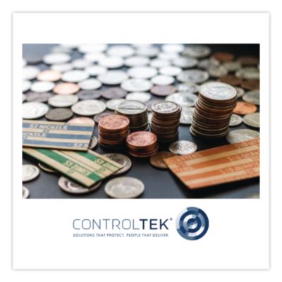 SafeLOK Deposit Bag, Plastic, 9 X 12, Clear, 100/pack (CNK585087) CNK585087