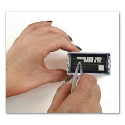COSCO 2000PLUS Create-A-Stamp One-Color Address Kit, Custom Message, Black (COS030600) COS030600