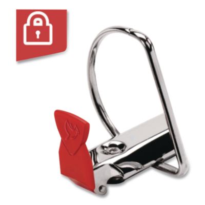 Cardinal Premier Easy Open Locking Slant-D Ring Binders, 3 Rings, 5" Capacity, 11 X 8.5, Black (CRD18762) CRD18762