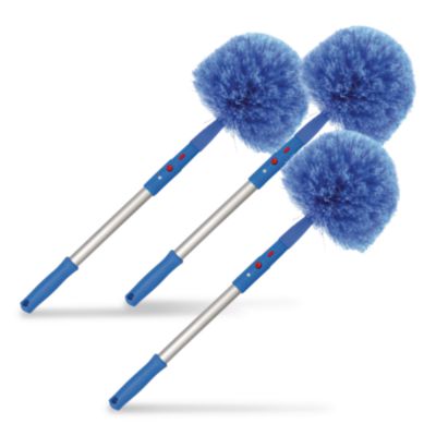 Gritt Commercial Cobweb/Corner Duster Brush with 20" Pole